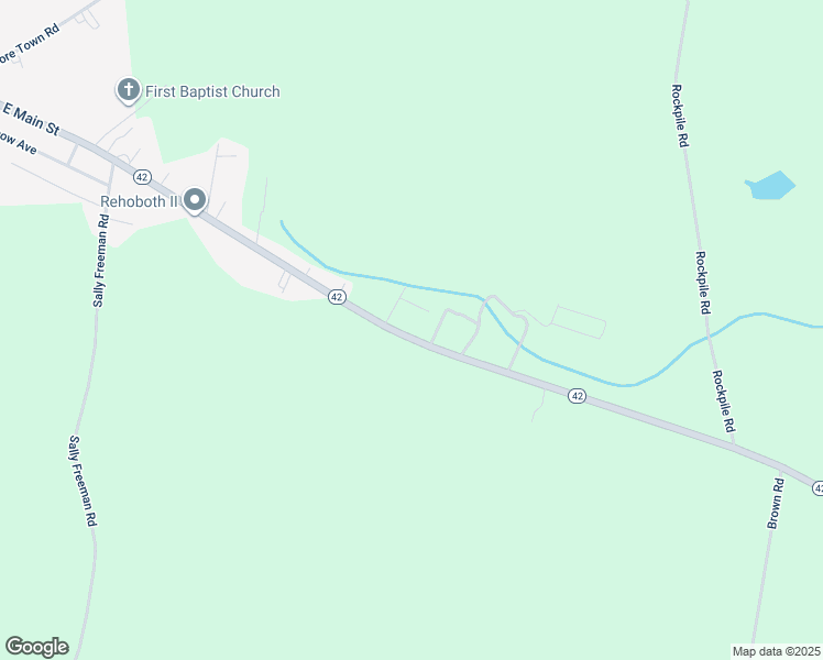 map of restaurants, bars, coffee shops, grocery stores, and more near 225 North Carolina 42 in Colerain