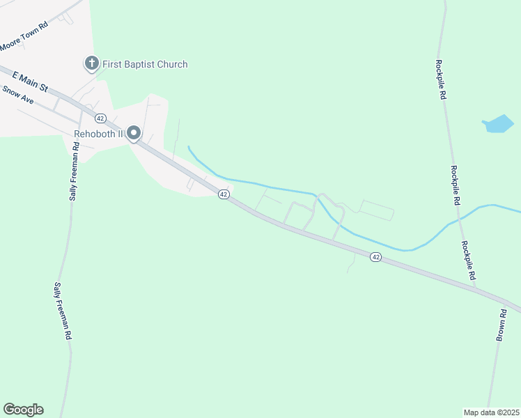 map of restaurants, bars, coffee shops, grocery stores, and more near 221 North Carolina 42 in Colerain