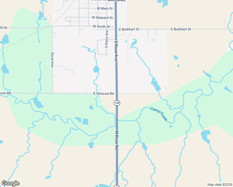 map of restaurants, bars, coffee shops, grocery stores, and more near 399 East Glencoe Road in Glencoe
