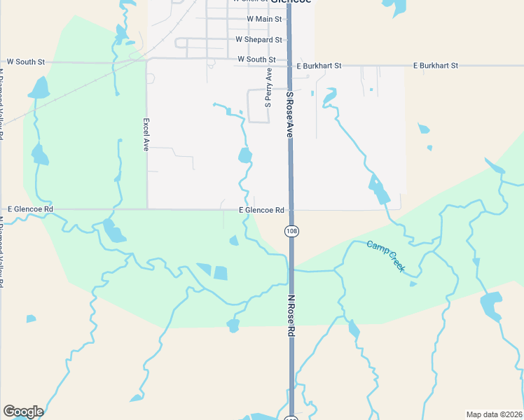 map of restaurants, bars, coffee shops, grocery stores, and more near 399-8801 East Glencoe Road in Glencoe