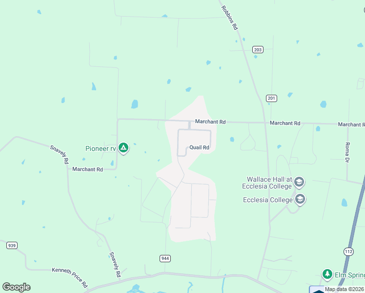 map of restaurants, bars, coffee shops, grocery stores, and more near 816 Valley Lane in Springdale