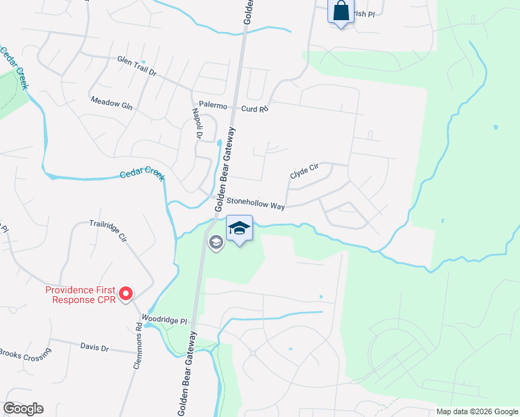 map of restaurants, bars, coffee shops, grocery stores, and more near 1019 Stonehollow Way in Mt. Juliet