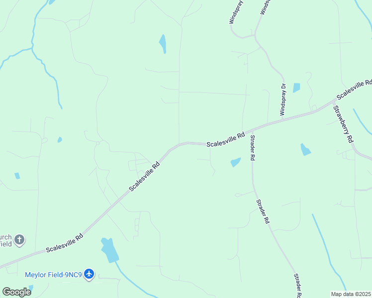 map of restaurants, bars, coffee shops, grocery stores, and more near 2043 Scalesville Road in Summerfield