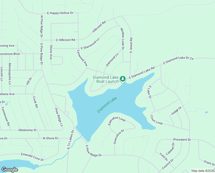 map of restaurants, bars, coffee shops, grocery stores, and more near 804 Diamond Lane in Horseshoe Bend
