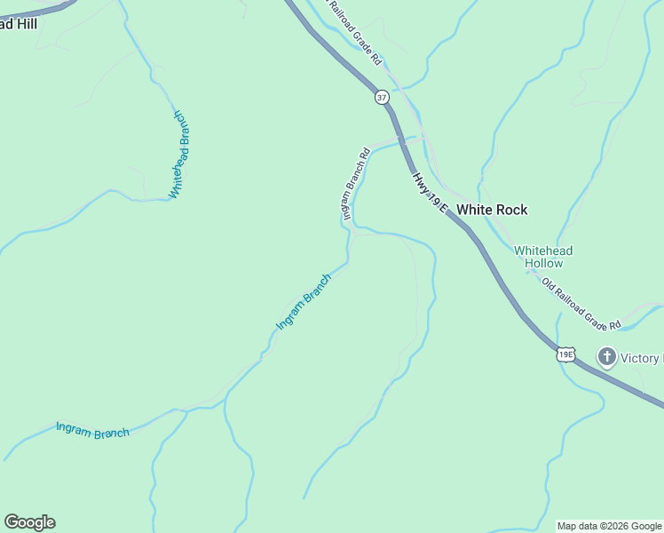map of restaurants, bars, coffee shops, grocery stores, and more near 200 Ingram Branch Road in Roan Mountain