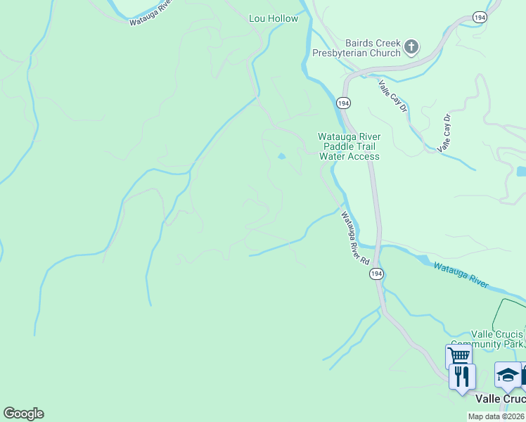 map of restaurants, bars, coffee shops, grocery stores, and more near 231 Mantera Ridge in Sugar Grove