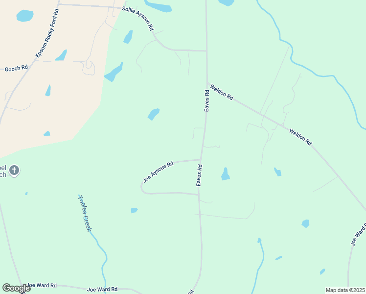 map of restaurants, bars, coffee shops, grocery stores, and more near 279 Joe Ayscue Road in Henderson