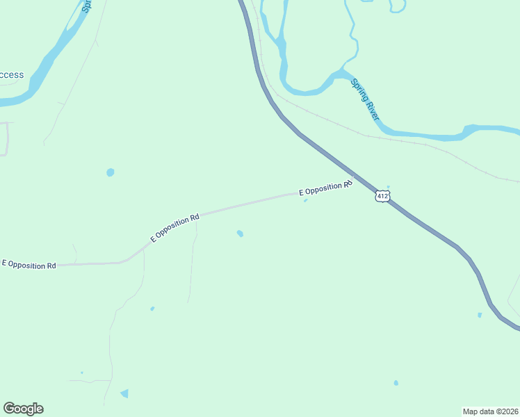 map of restaurants, bars, coffee shops, grocery stores, and more near 1585 Lawrence County Road 106 Road East in Ravenden