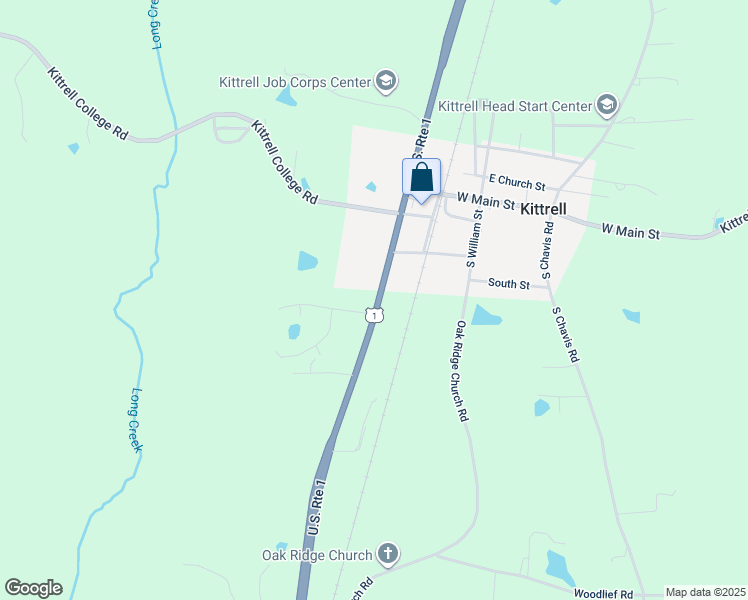 map of restaurants, bars, coffee shops, grocery stores, and more near 4838 U.S. 1 in Kittrell