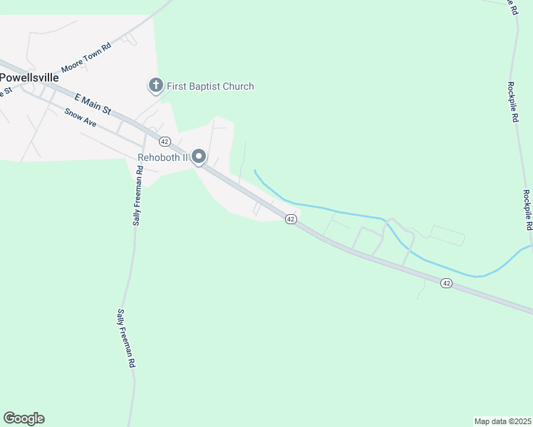map of restaurants, bars, coffee shops, grocery stores, and more near 156 North Carolina 42 in Colerain