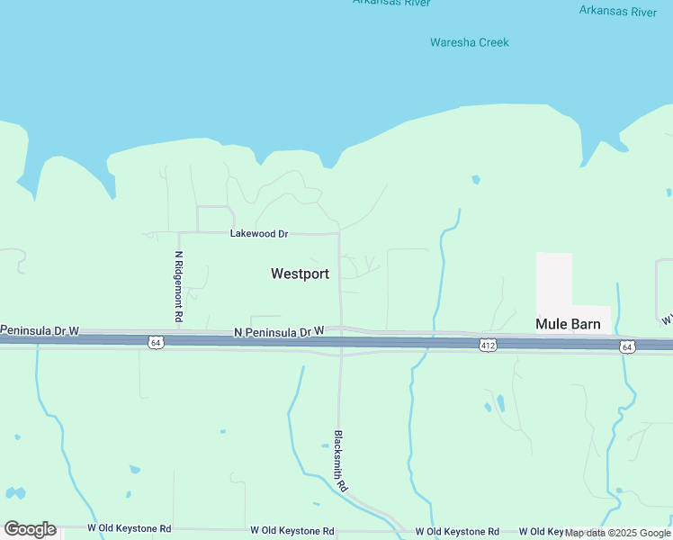 map of restaurants, bars, coffee shops, grocery stores, and more near 510 Cottonwood Street in Cleveland