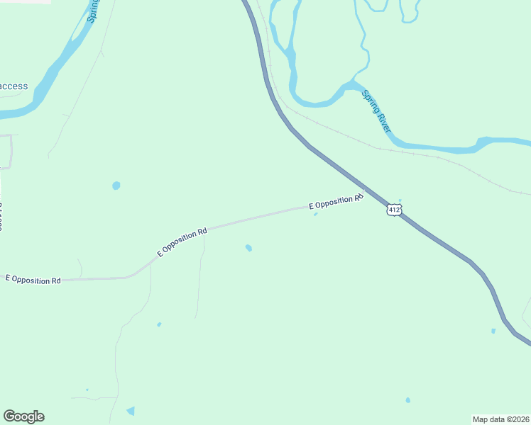 map of restaurants, bars, coffee shops, grocery stores, and more near 1585 Lawrence County Road 106 Road East in Ravenden