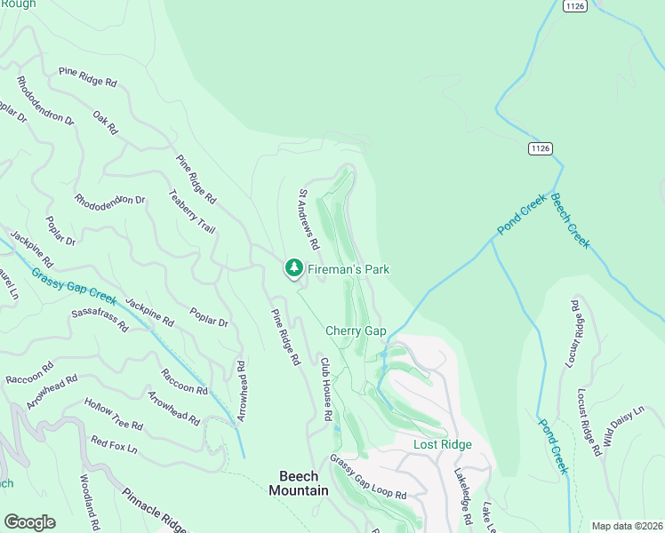 map of restaurants, bars, coffee shops, grocery stores, and more near 508 Saint Andrews Road in Beech Mountain