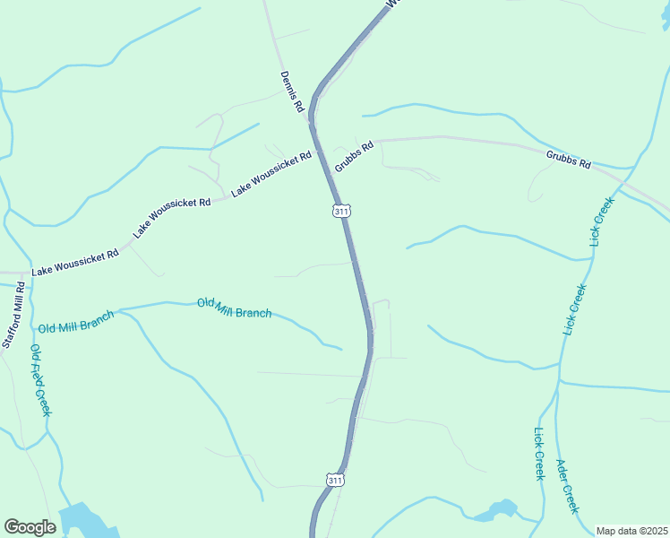 map of restaurants, bars, coffee shops, grocery stores, and more near 7260 Walnut Cove Road in Walkertown