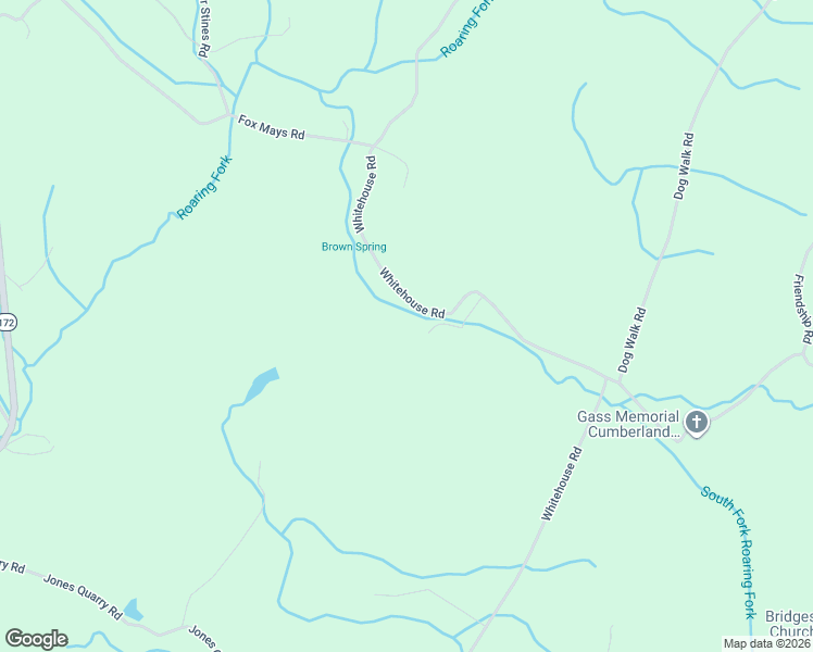 map of restaurants, bars, coffee shops, grocery stores, and more near 4165 Whitehouse Rd in Greeneville