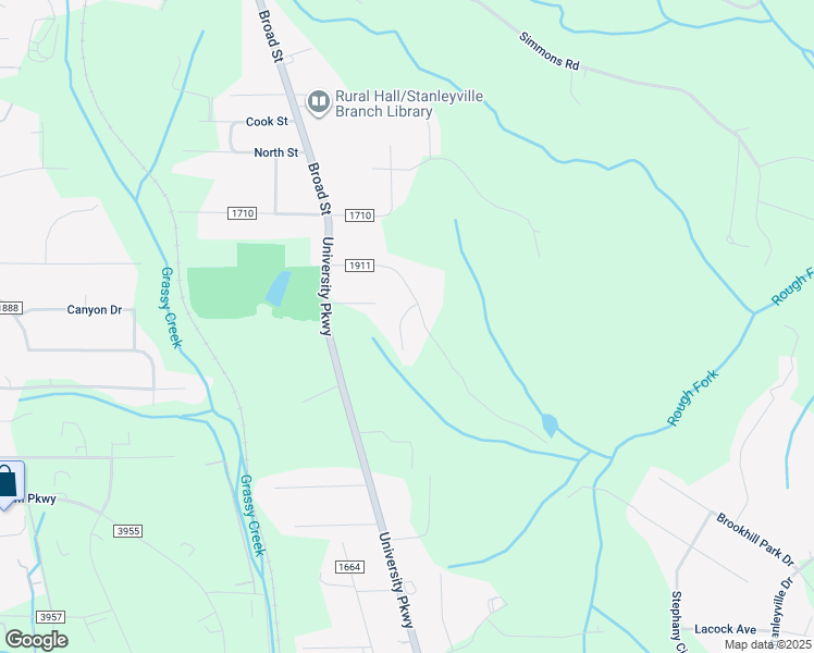 map of restaurants, bars, coffee shops, grocery stores, and more near 6809 Helena Court in Rural Hall