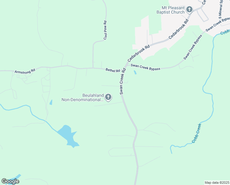 map of restaurants, bars, coffee shops, grocery stores, and more near 3645 Swan Creek Road in Jonesville