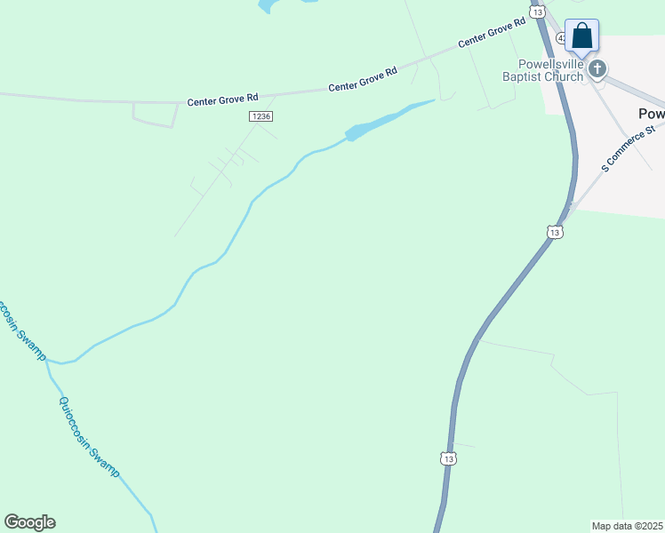 map of restaurants, bars, coffee shops, grocery stores, and more near 151 Daily Road in Ahoskie