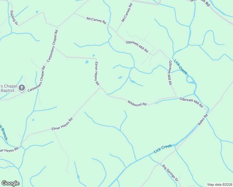 map of restaurants, bars, coffee shops, grocery stores, and more near 520 Wildwood Rd in Mosheim