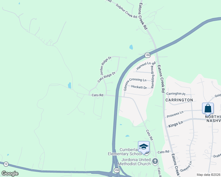 map of restaurants, bars, coffee shops, grocery stores, and more near 216 McDowell Drive in Nashville