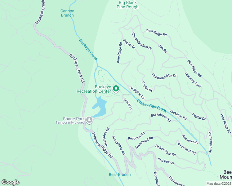 map of restaurants, bars, coffee shops, grocery stores, and more near 1330 Pine Ridge Road in Beech Mountain