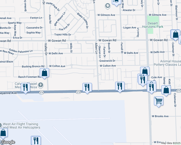 map of restaurants, bars, coffee shops, grocery stores, and more near 3744 Juanita May Avenue in North Las Vegas