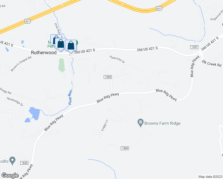 map of restaurants, bars, coffee shops, grocery stores, and more near 709 Don Hayes Road in Boone