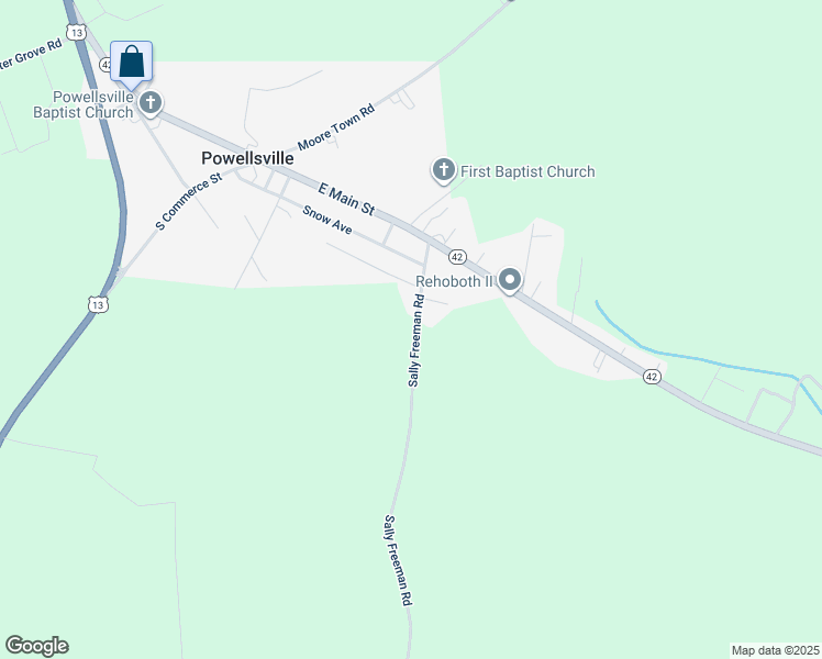 map of restaurants, bars, coffee shops, grocery stores, and more near 137 Sally Freeman Road in Colerain