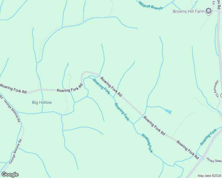 map of restaurants, bars, coffee shops, grocery stores, and more near 925 Roaring Fork Road in Greeneville