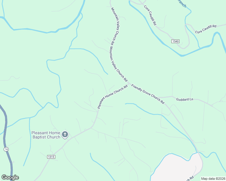 map of restaurants, bars, coffee shops, grocery stores, and more near 1307 Pleasant Home Church Road in Millers Creek