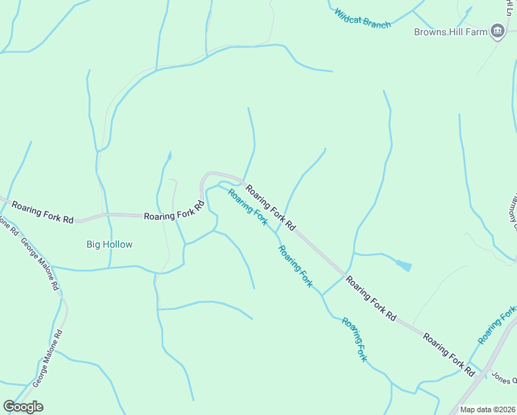 map of restaurants, bars, coffee shops, grocery stores, and more near 925 Roaring Fork Road in Greeneville