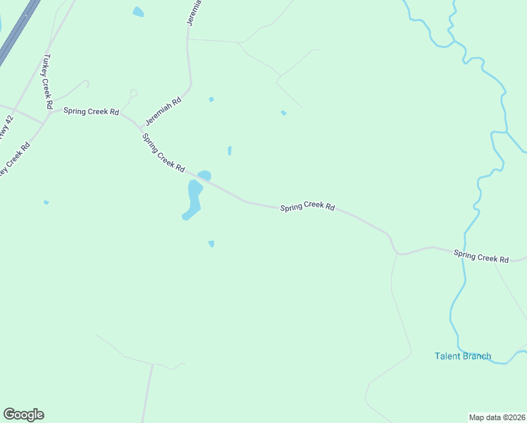 map of restaurants, bars, coffee shops, grocery stores, and more near 6141 Spring Creek Road in Cookeville