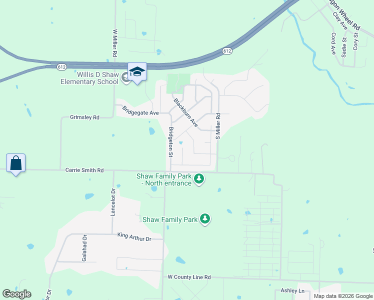 map of restaurants, bars, coffee shops, grocery stores, and more near 3843 Legendary Lane in Springdale