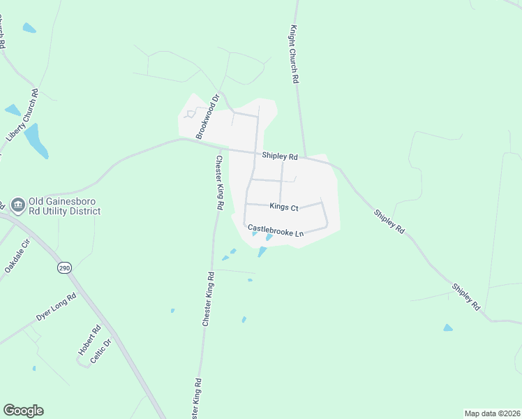 map of restaurants, bars, coffee shops, grocery stores, and more near 3530 Castlebrooke Lane in Cookeville