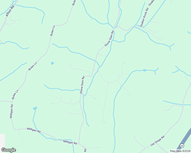 map of restaurants, bars, coffee shops, grocery stores, and more near 1930 Stone Dam Road in Chuckey