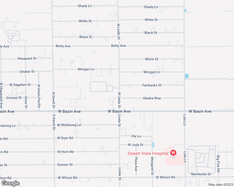 map of restaurants, bars, coffee shops, grocery stores, and more near 136 North Linda Street in Pahrump