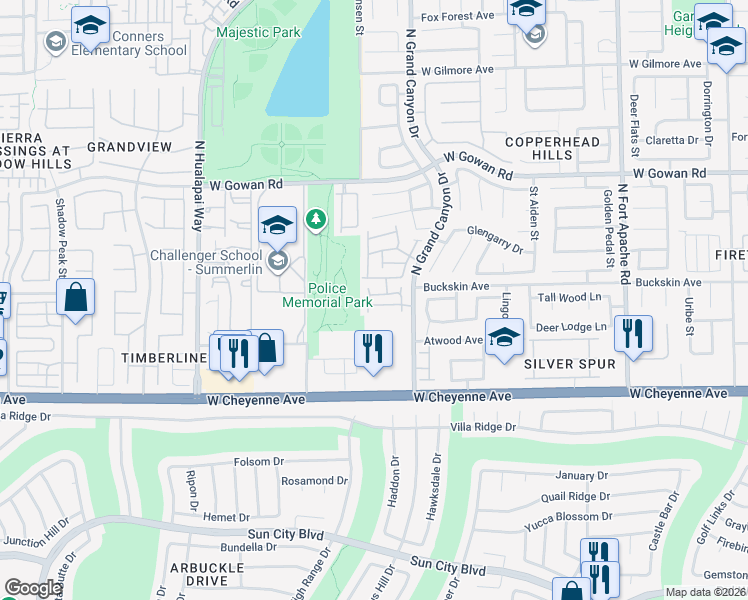 map of restaurants, bars, coffee shops, grocery stores, and more near 9716 Templemore Avenue in Las Vegas