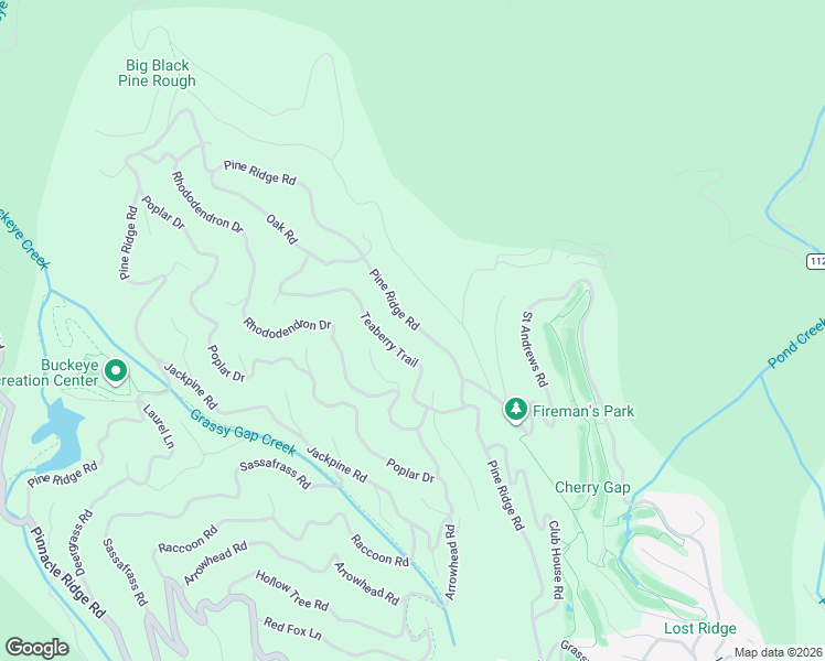 map of restaurants, bars, coffee shops, grocery stores, and more near 723 Pine Ridge Road in Beech Mountain