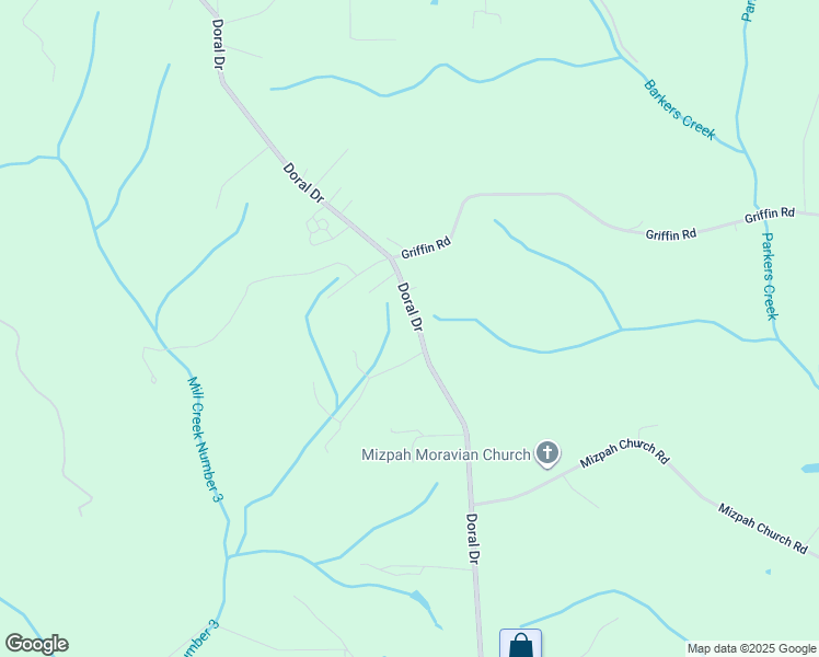 map of restaurants, bars, coffee shops, grocery stores, and more near 6472 Bethania Road in Pfafftown