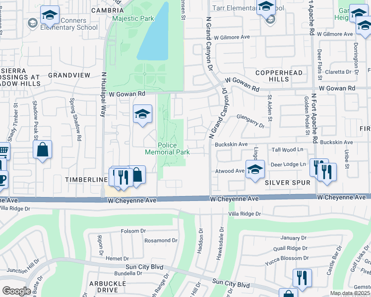 map of restaurants, bars, coffee shops, grocery stores, and more near 9716 Blatimac Avenue in Las Vegas