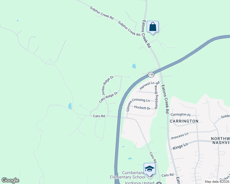 map of restaurants, bars, coffee shops, grocery stores, and more near 2773 Cato Ridge Drive in Nashville