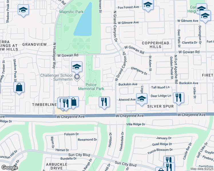 map of restaurants, bars, coffee shops, grocery stores, and more near 9712 Blatimac Avenue in Las Vegas