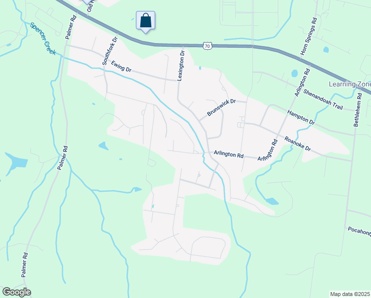 map of restaurants, bars, coffee shops, grocery stores, and more near 2017 Arlington Road in Lebanon