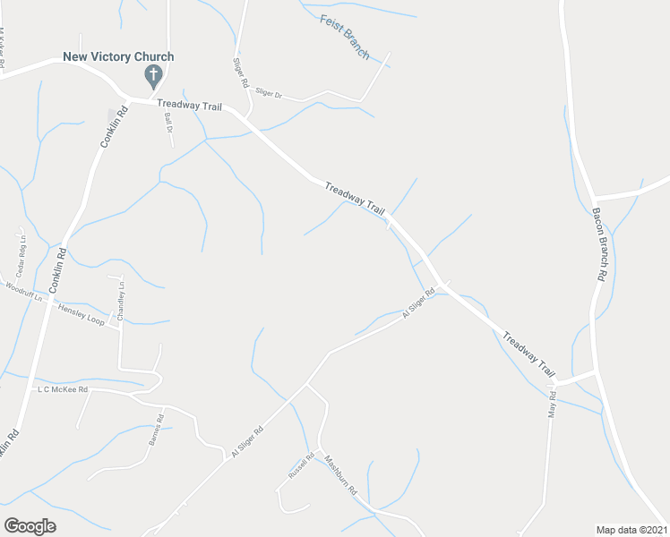 map of restaurants, bars, coffee shops, grocery stores, and more near 612 Treadway Trail in Telford