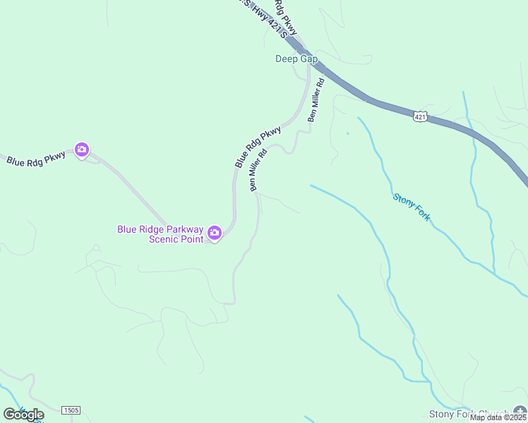 map of restaurants, bars, coffee shops, grocery stores, and more near 131 Foggy Ridge Road in Watauga County