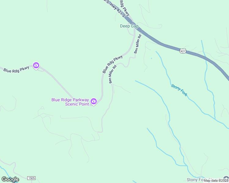 map of restaurants, bars, coffee shops, grocery stores, and more near 131 Foggy Ridge Road in Watauga County