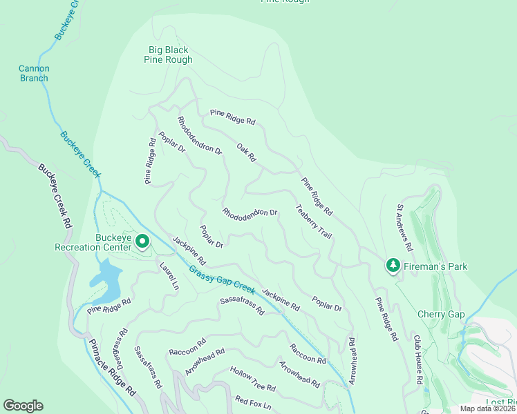 map of restaurants, bars, coffee shops, grocery stores, and more near 145 Rhododendron Drive in Beech Mountain