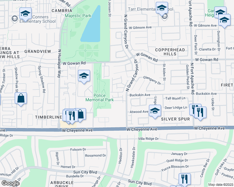map of restaurants, bars, coffee shops, grocery stores, and more near 9713 Tiaquinn Avenue in Las Vegas