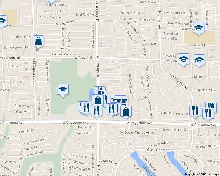 map of restaurants, bars, coffee shops, grocery stores, and more near 8728 Stoney Bluff Avenue in Las Vegas