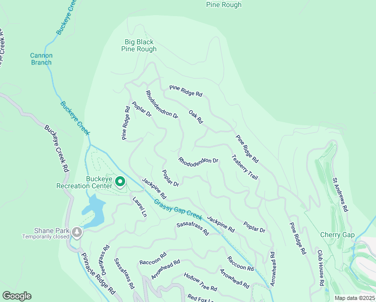 map of restaurants, bars, coffee shops, grocery stores, and more near 202 Sourwood Lane in Beech Mountain